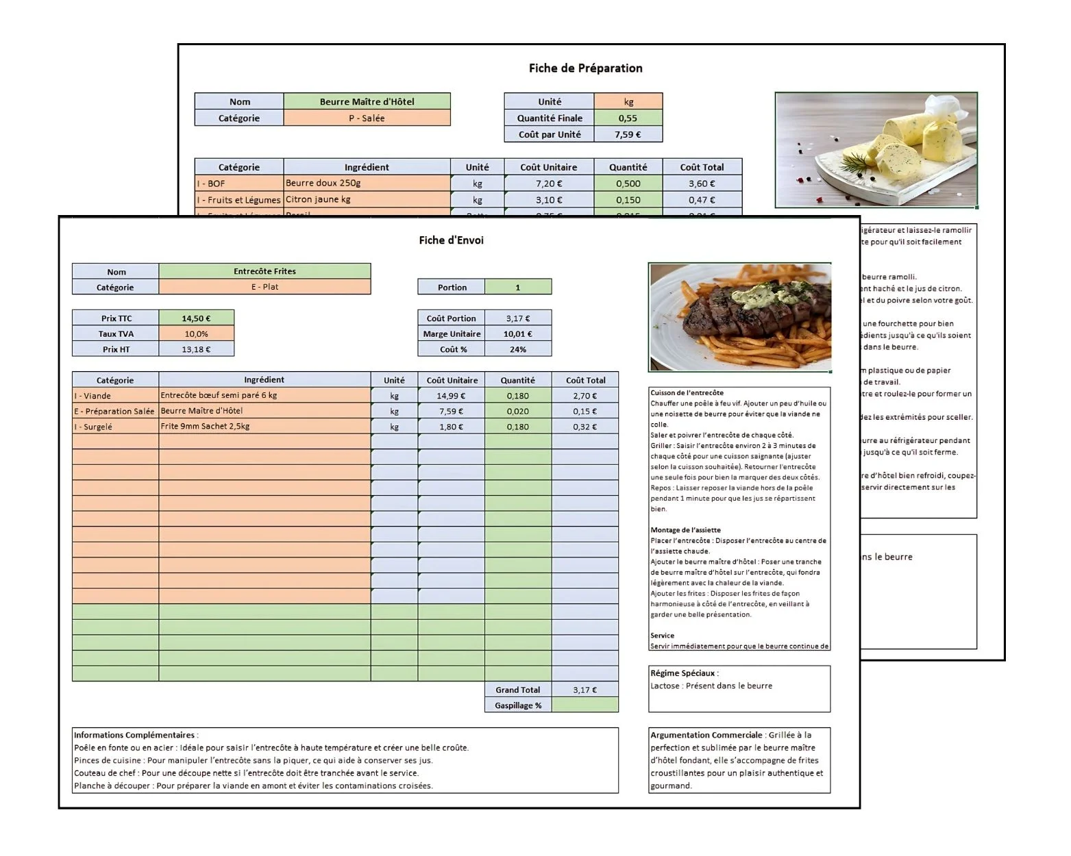 mockup fiche technique fichier